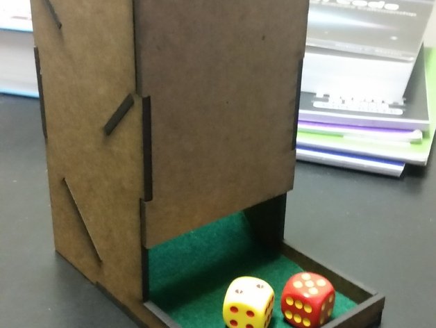 Макет Башня для игральных костей макет для станка в формате dxf