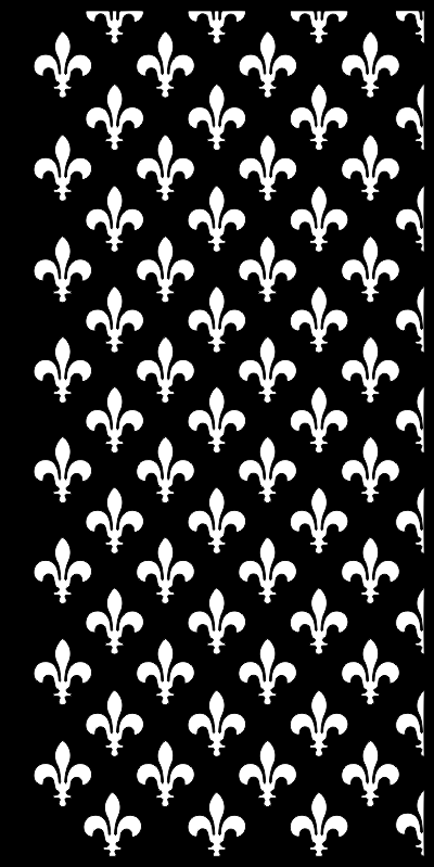 Макет Бесшовный узор Fleur de lis для лазерной резки