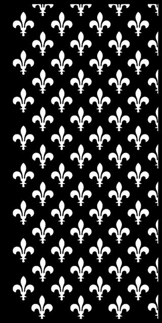 Интересный макет Бесшовный узор Fleur de lis для лазерной резки
