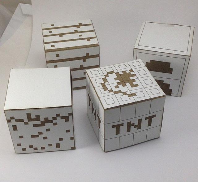Макет Блоки из картона для Minecraft для лазерной резки чертёж для ЧПУ — изображение 3