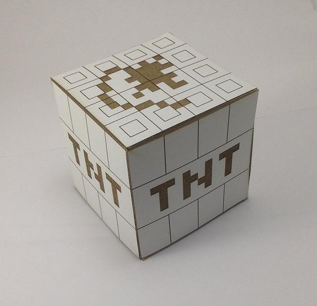 Макет Блоки из картона для Minecraft для лазерной резки чертёж для ЧПУ — изображение 2