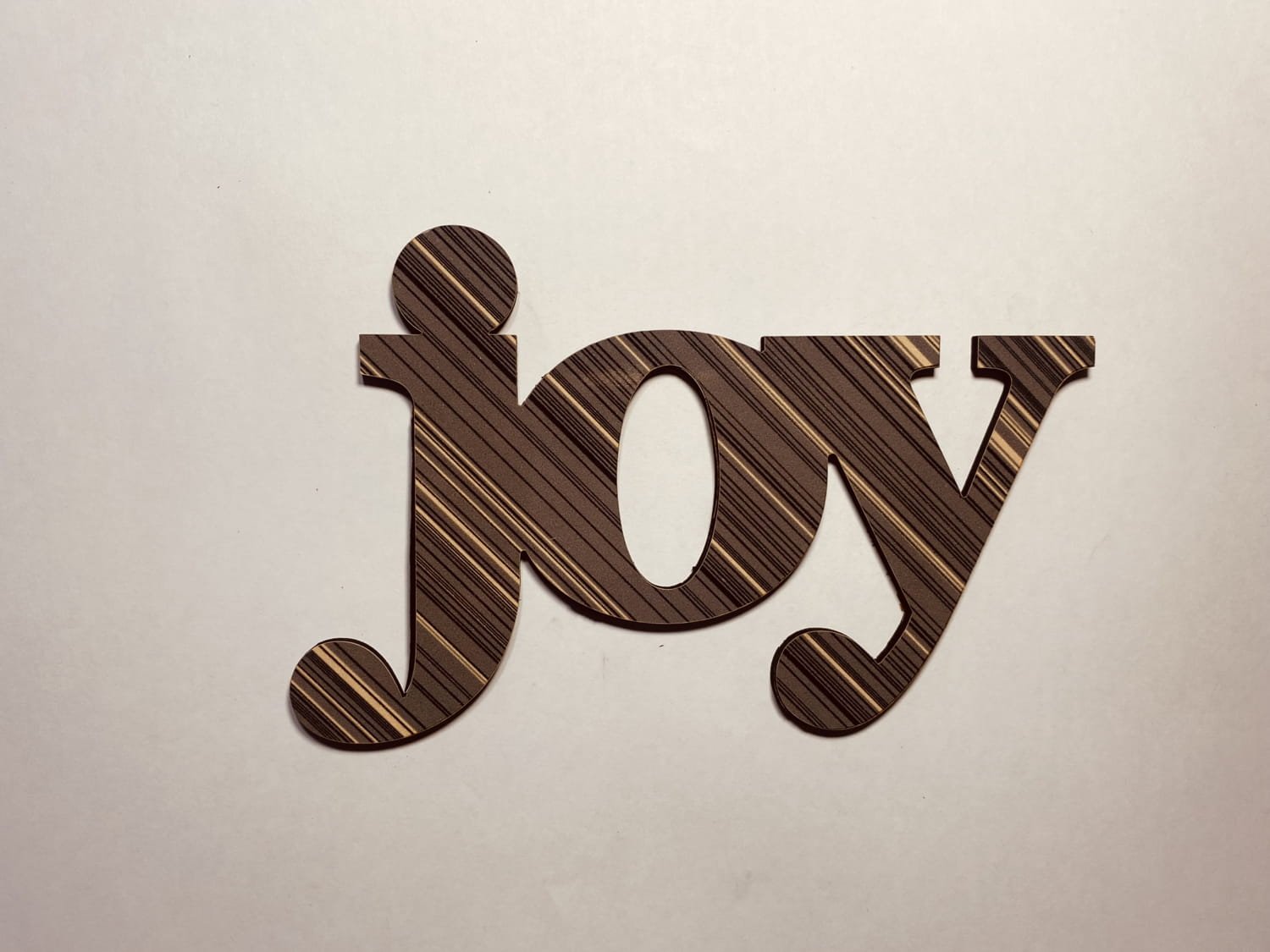 Макет Буквенный вырезной макет Joy для лазерной резки