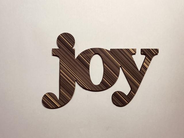 Макет Буквенный вырезной макет Joy для лазерной резки