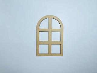 Интересный макет Выкройка для лазерного вырезания деревянного окна для рукоделия