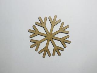 Интересный макет Выкройка снежинки для лазерной резки по дереву незавершенный вариант