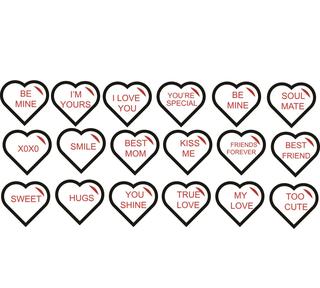 Интересный макет Выкройки в виде сердец для лазерной резки файл SVG