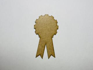 Интересный макет Вырезанная на лазерном станке заготовка для ленты-награды макет для станка по работе с деревом