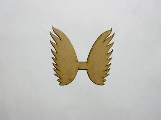 Интересный макет Вырезные крылья ангела для лазерной резки по дереву