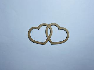 Интересный макет Вырезные сердечки для лазерной резки по дереву макет