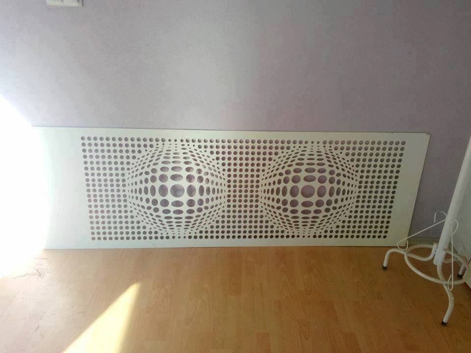 Макет Двумерный макет дверного разделителя 3D в формате DXF для лазерной резки вариант 1