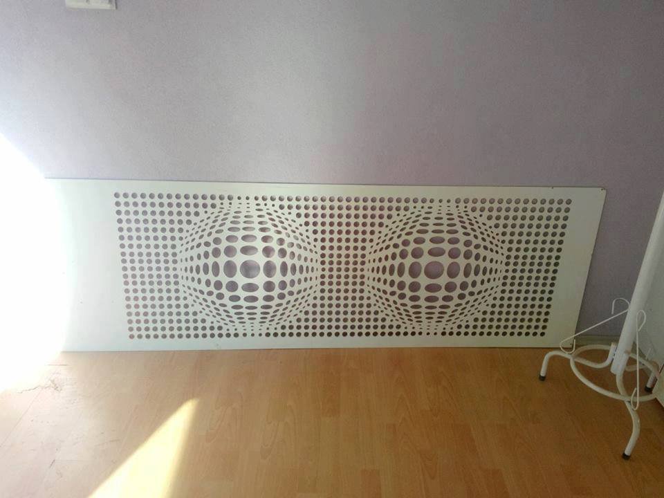Макет Двумерный макет дверного разделителя 3D в формате DXF для лазерной резки вариант 2