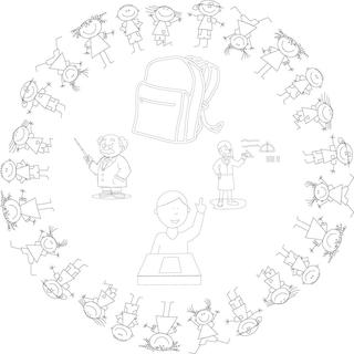 Интересный макет Декор для школьной стены для лазерной резки вектор