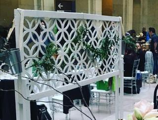 Интересный макет Декоративная панель с четырьмя листьями для лазерной резки