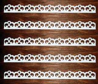 Интересный макет Декоративный деревянный бордюр для лазерной резки чертёж для станка
