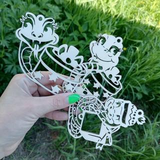Интересный макет Декоративный макет змеи для лазерной резки формат dxf