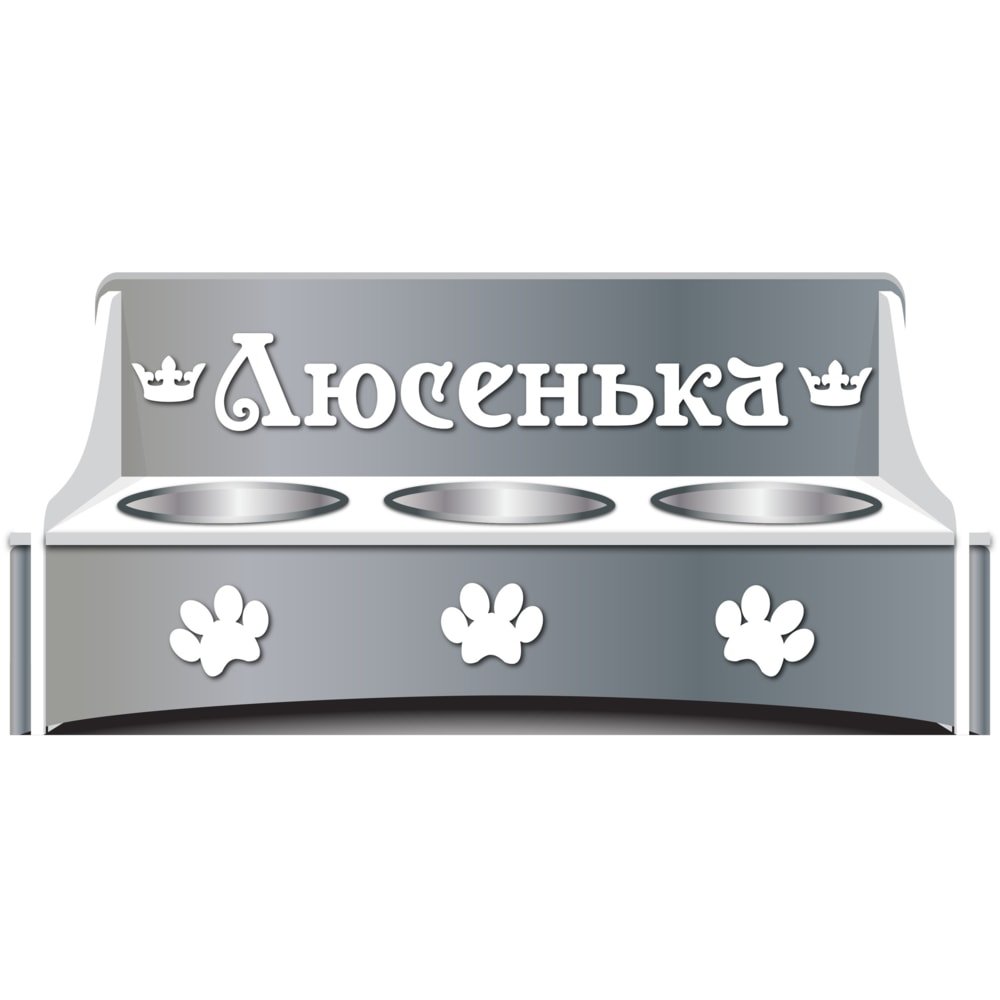 Макет Деревянная подставка для миски для домашних животных макет для лазерной резки