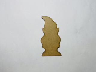 Интересный макет Деревянный макет гнома для сада для лазерной резки незавершенный