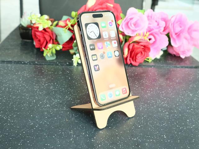 Макет Деревянный стенд для iPhone для лазерной резки вектор — изображение 5