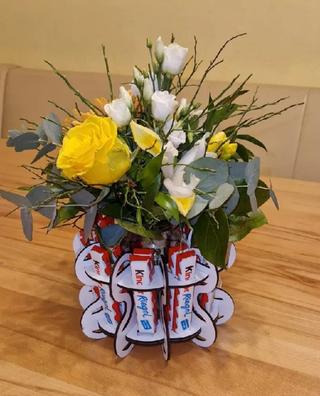 Интересный макет Державка для конфет Kinder для лазерной резки