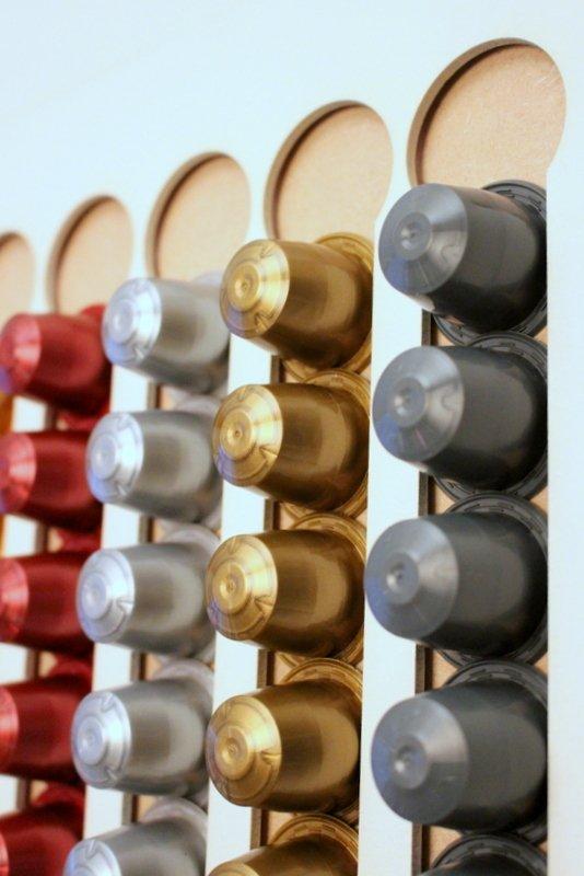 Макет Держатели для капсул Nespresso для лазерной резки 3 мм файл SVG