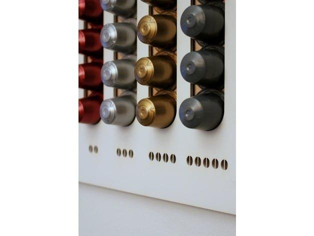 Макет Держатели для капсул Nespresso для лазерной резки 3 мм файл SVG — изображение 3