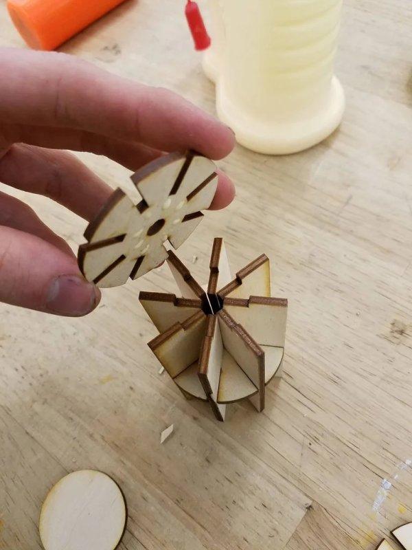Макет Держатель для катушки 3D-принтера макет для лазерной резки — изображение 14