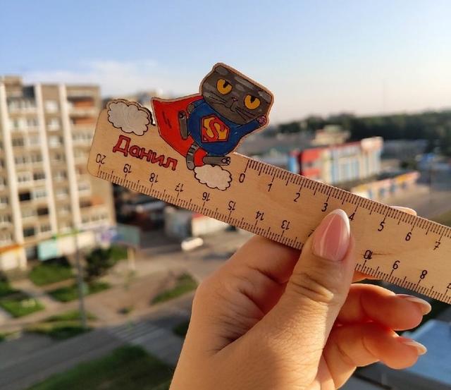 Макет Индивидуальные детские линейки для лазерной резки макет в формате векторной графики — изображение 2