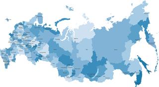 Интересный макет Карта России высокодетализированный макет для лазерной резки