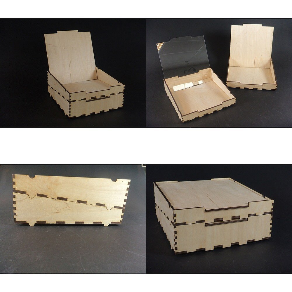Макет Клин для лазерной резки файл dxf