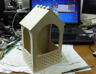 Интересный макет Ключница  макет для станка dxf file