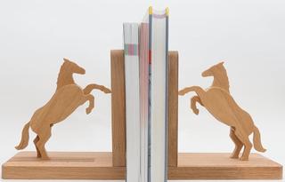 Интересный макет Книжные концы в виде лошади для лазерной резки файл dxf