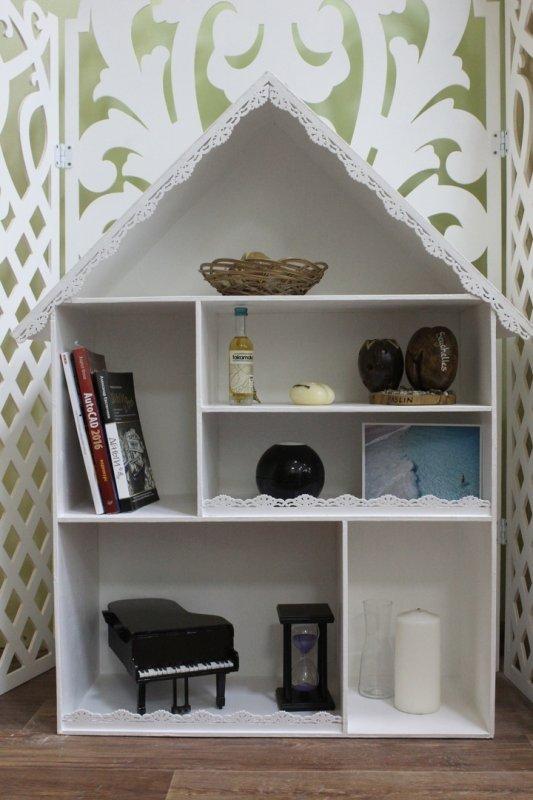 Макет Книжный шкаф для кукольного домика для лазерной резки
