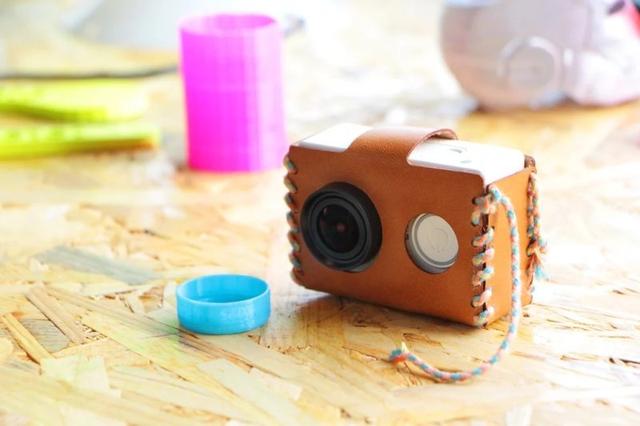 Макет Кожаный чехол для Xiaomi GoPro для лазерной резки — изображение 3