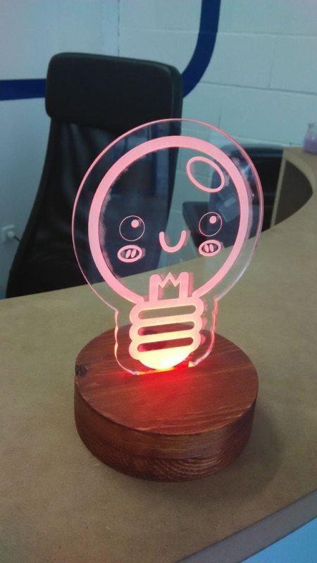 Макет Кои lamp макет для лазерной резки — изображение 4