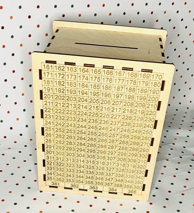 Макет Копилка-сейф 365 дней для лазерной резки — изображение 2