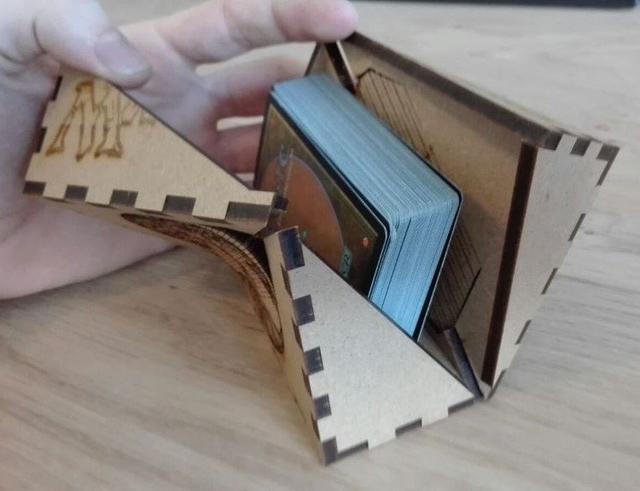 Макет Коробка для колоды карт для лазерной резки файл dxf — изображение 5