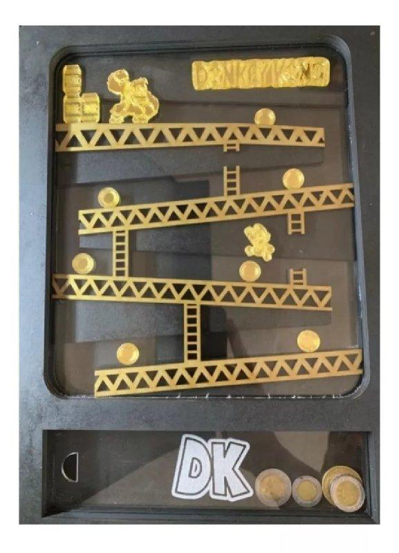 Макет Коробка для копилки в виде поросёнка Донkey Kong для лазерной резки — изображение 5
