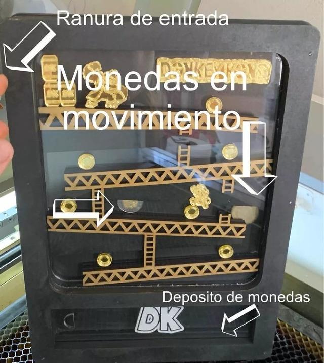 Макет Коробка для копилки в виде поросёнка Донkey Kong для лазерной резки — изображение 2