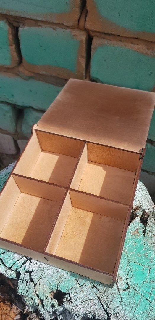 Макет Коробка для лазерной резки с гравировкой черепахи 3 мм — изображение 3