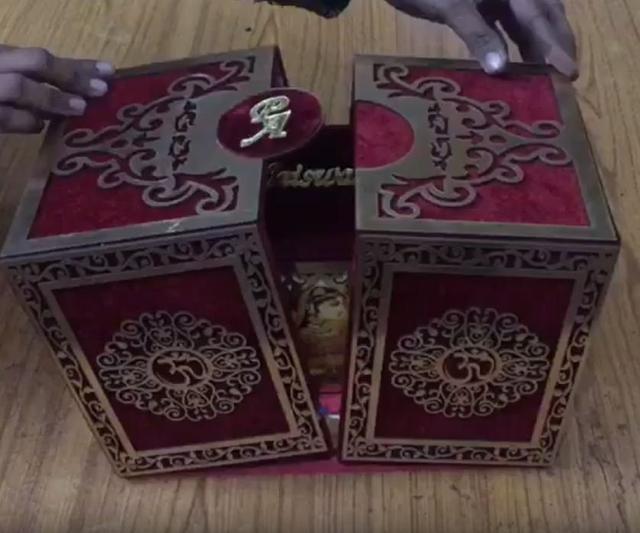 Макет Коробка для приглашений на свадьбу для лазерной резки — изображение 2
