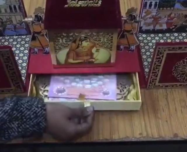 Макет Коробка для приглашений на свадьбу для лазерной резки — изображение 3