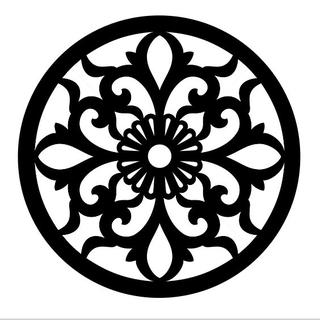 Интересный макет Круговой дизайн для лазерной резки файл SVG