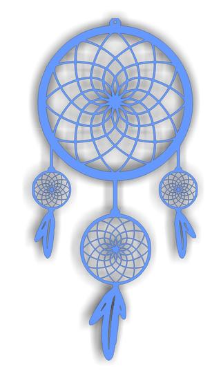 Интересный макет Ловец снов макет для резки на станке