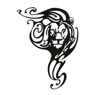 Интересный макет Львиный настенный декор для лазерной резки файл SVG