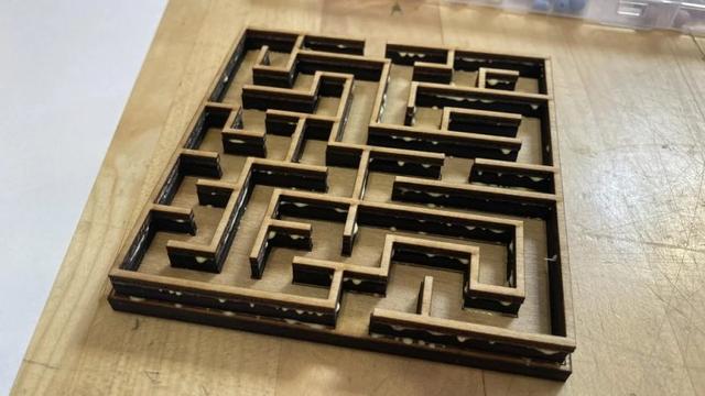 Макет Макет двухуровневого лабиринта для лазерной резки формат dxf — изображение 3