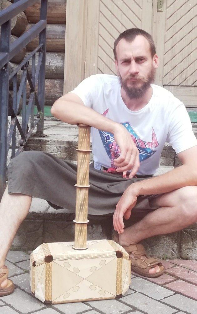Макет Макет деревянного молота Тора для лазерной резки — изображение 3