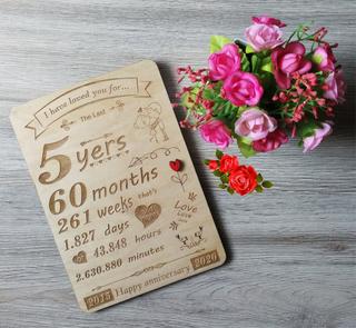Интересный макет Макет для лазерной гравировки на стену ко дню anniversary