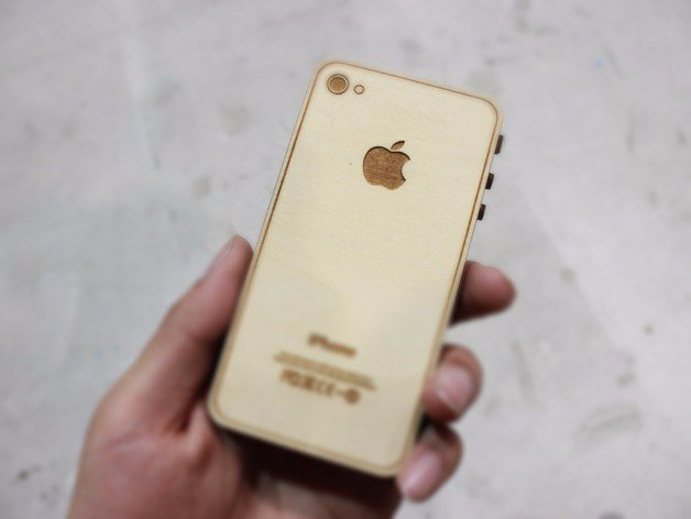 Макет Макет для лазерной гравировки iPhone для станка с ЧПУ