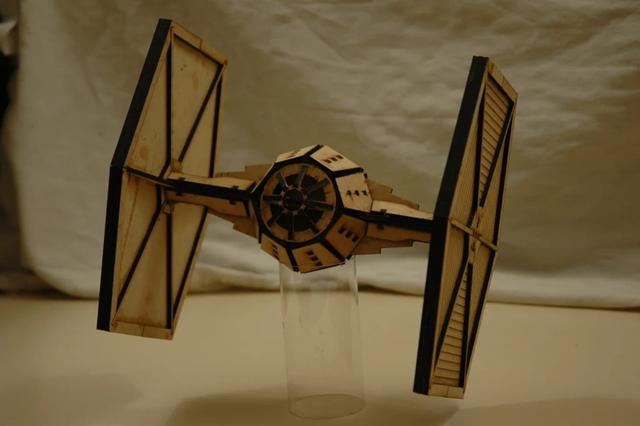 Макет Макет для лазерной резки  звёздные войны истребитель Tie Fighter SVG-файл — изображение 2