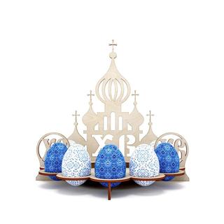 Интересный макет Макет для лазерной резки  подставка для пасхальных яиц из дерева